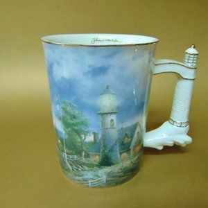 Thomas Kinkade  "A Light in the Storm" Lighthouse